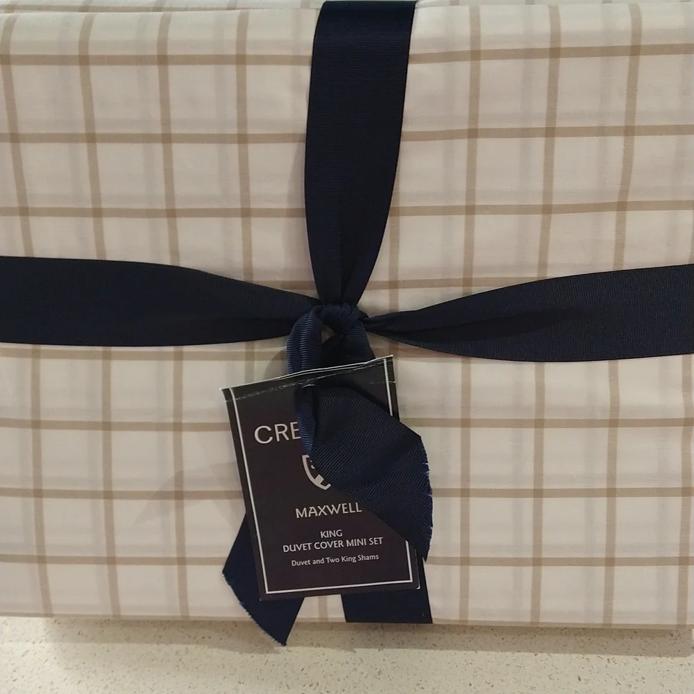Cremieux Maxwell Plaid Duvet Cover Mini Set